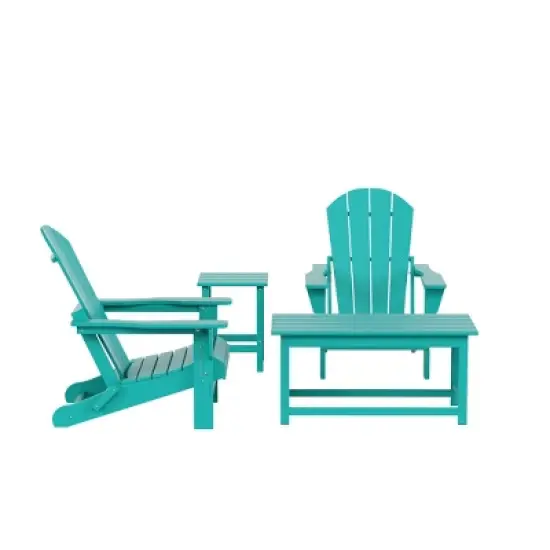 WestinTrends  4-Piece Outdoor Paio Adirondack Conversation Set image {24}