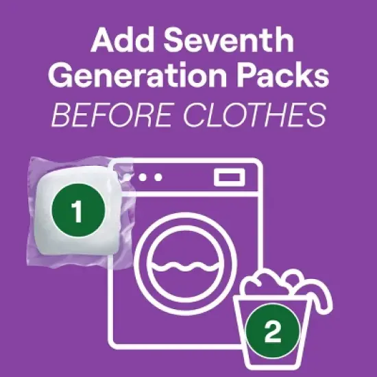 Seventh Generation Laundry Detergent Packs Fresh Lavender - 45ct/31.7oz image {8}