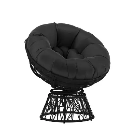 Flash Furniture Bowie Comfort Series Swivel Patio Chair with Cushion image {12}