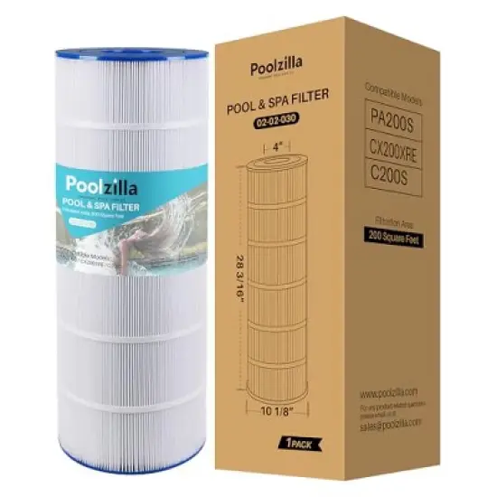 Poolzilla Replacement Pool Filter for PLFPA200S, Hayward CX200-XRE, SwimClear C200S, CS200E, Unicel C-9442, Spa-Daddy SD-01334, PA200S image {1}