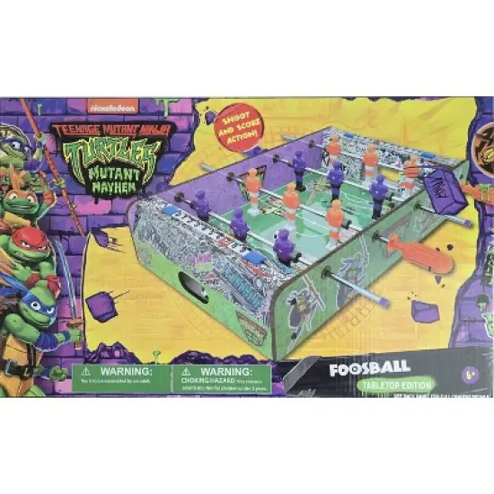 Teenage Mutant Ninja Turtles Mutant Mayhem Foosball Tabletop Edition image {1}