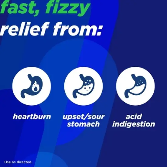 Alka-Seltzer Lemon Lime Heartburn Relief tablets, Fast Acid Indigestion Relief - 36ct image {2}