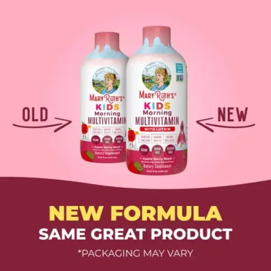 Kids Liquid Multivitamin with Lutein Apple Berry Blast 15.22 fl oz image {8}