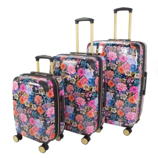 Jenni Chan Entin 3-Piece Hardside Spinner Set - Floral image {8}