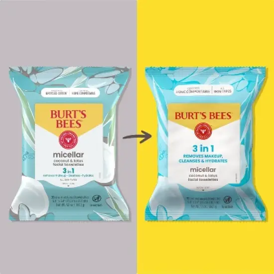 Burt's Bees Facial Cleansing Towelettes - 30ct image {2}