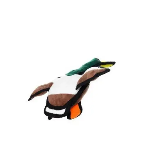 Tuffy Junior Barn Yard Duck Dog Toy - Brown image {3}