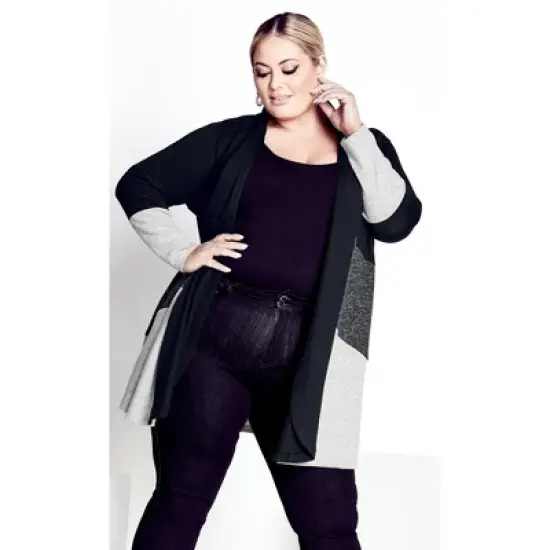 Women's Plus Size Cora Cardigan - gray | AVENUE image {6}