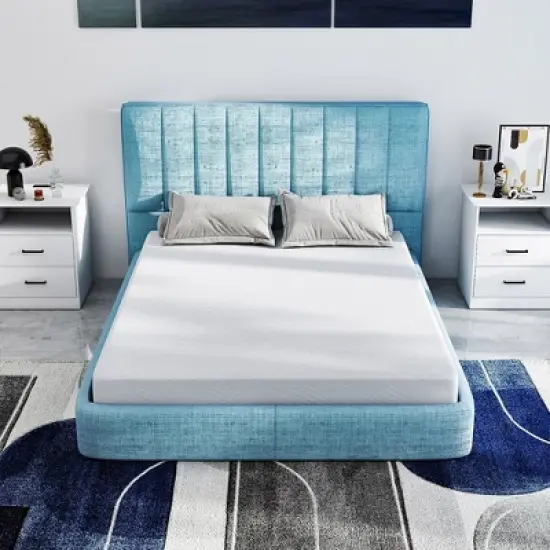 Resenkos Twin Size Memory Foam Mattress in a Box, 2"" Gel Green Tea AeroFusion Memory Foam, 6" Flex Support Base, Foam Soft Touch,  8" image {8}