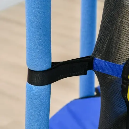 APRILSOUL 55Inch Toddler Trampoline for Kids with Safety Enclosure and Ball Pit for Indoor or Outdoor Use, Built for Kids 3-10 Years image {5}