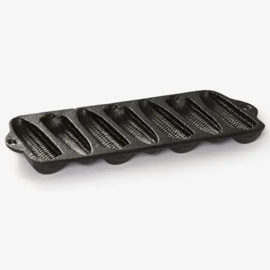 BrylaneHome Pre-Seasoned Cast Iron Cornbread Baking Tray image {1}