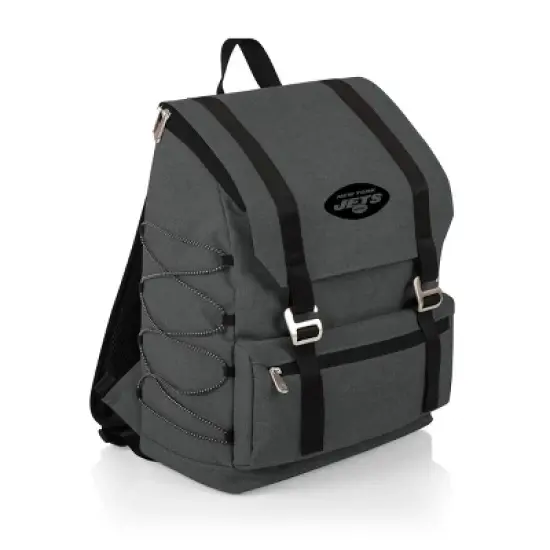 NFL New York Jets On The Go Traverse Cooler Backpack - Heathered Gray image {1}