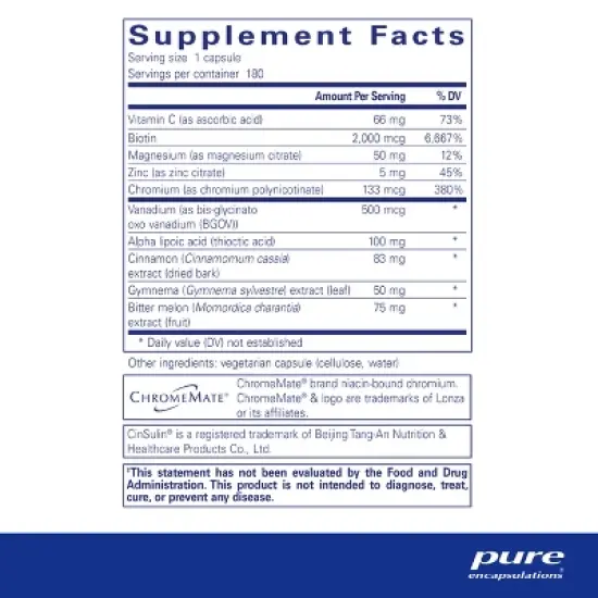 Pure Encapsulations GlucoFunction - Comprehensive Support for Healthy Carbohydrate Metabolism image {1}