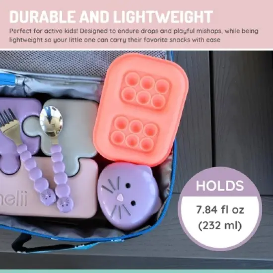 Melii Animal Snack Container - Cat image {5}