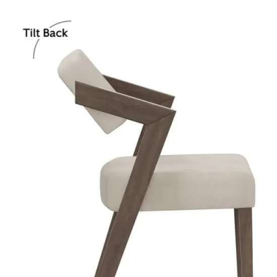 36" Snyder NonSwivel Barstool Aged Gray/Ecru - Hillsdale Furniture image {10}