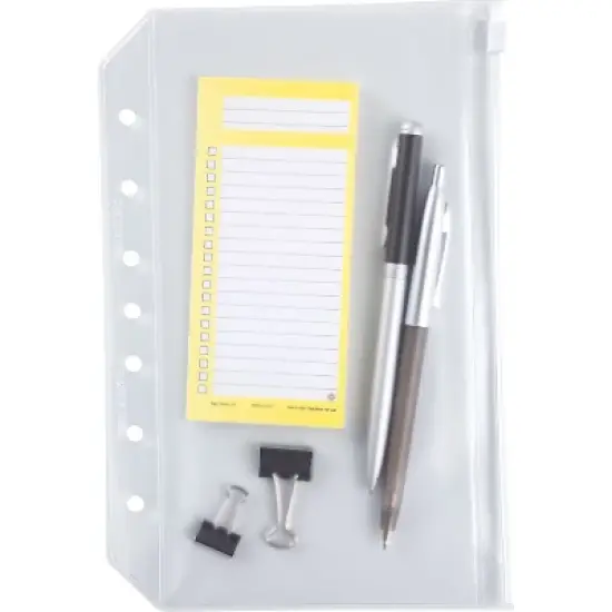 Day-Timer Vinyl Zip Pouch Loose-Leaf Desk 455170 image {3}