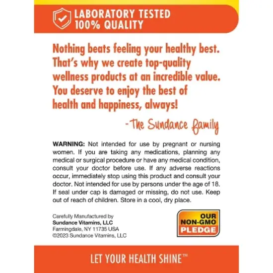 Sundance Ashwagandha Supplement 920mg | 60 Capsules image {4}