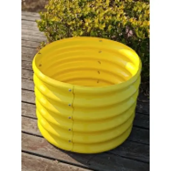 Anybear 4-Pack 24x24x18in Sunlit Gold Kids Round Garden Bed image {2}