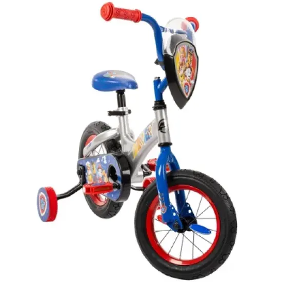 PAW Patrol Kids' Bike - 12" Wheels - LED Lights - Blue image {3}