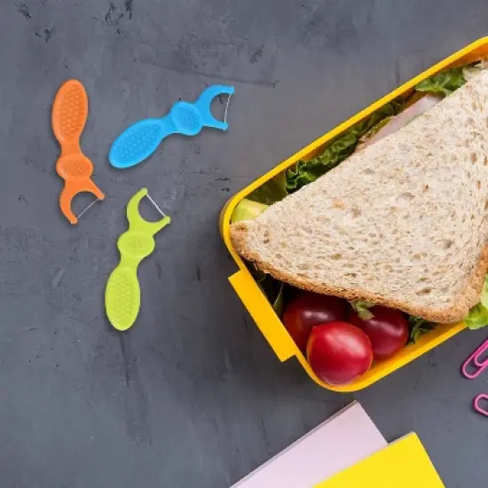 Plackers Kids Dual Grip Flosser - 75ct/4pk image {4}