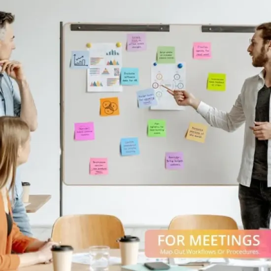 Sticky Notes, 12 Pads, 3x3 inches, Soft Pastel Self-Stick Note Pads, Perfect for Office, Study, and Daily Life Organization 600sheet image {3}