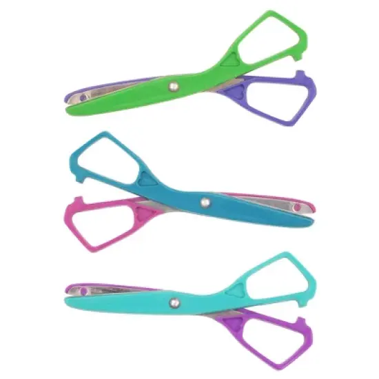 Westcott&reg; Economy Plastic Safety Scissor, 5-1/2" Blunt, Colors Vary, Pack of 24 image {1}