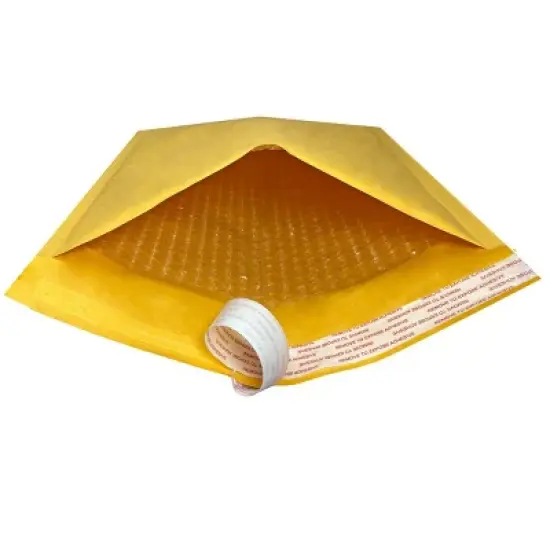 UOFFICE Pack of 1000 Bulk Kraft Bubble Mailers 9.5" x 14.5" #4 Self-Sealing Padded Bags image {4}