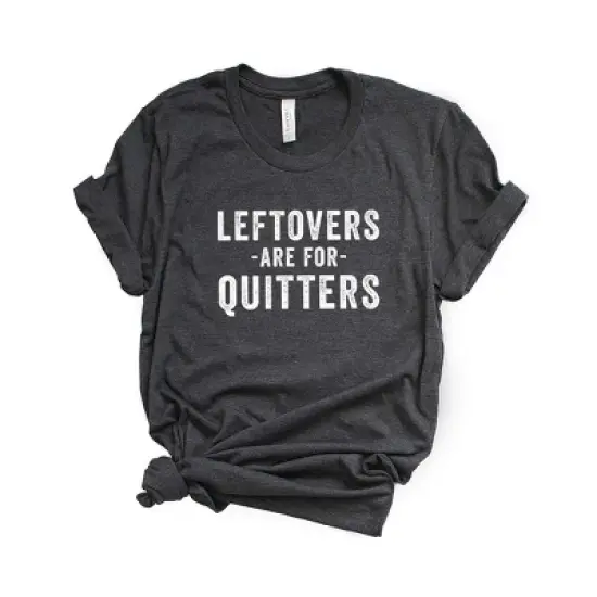 Simply Sage Market Women's Leftovers Are For Quitters Short Sleeve Graphic Tee image {4}