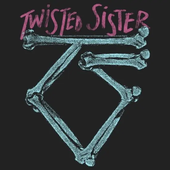 Junior's Twisted Sister Neon Logo Festival Muscle Tee image {1}