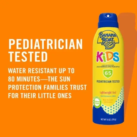 Banana Boat Kids Sunscreen Spray - SPF 65 - 6 oz image {2}