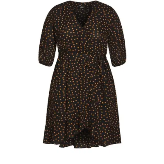 Women's Plus Size Amber Frill Dress - amber | CITY CHIC image {2}
