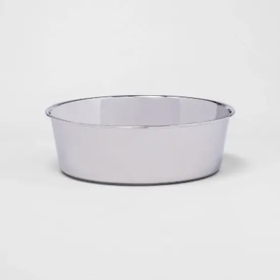 Non-skid Stainless Steel Dog Bowl - 8 cups - Boots & Barkley&trade; image {3}