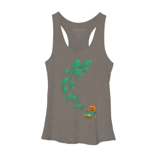 Women's Design By Humans It's time for halloween By SINDAR Racerback Tank Top image {3}