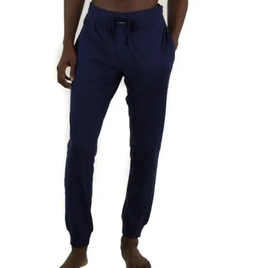 Members Only Men's Cotton Knit Jersey Jogger with Two Side Pockets, Loungewear Sleep Pajama Pant for Men image {4}