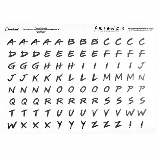 Friends Gadget Decal Stickers | 4 Sheets image {3}
