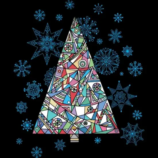 Men's Design By Humans Christmas fir-tree By xgdesign Tank Top image {1}