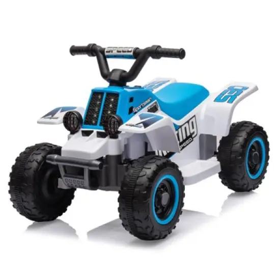 6V Ride On ATV for Kids, Powerful and Safe Ride On Toy with Rechargeable Battery image {9}