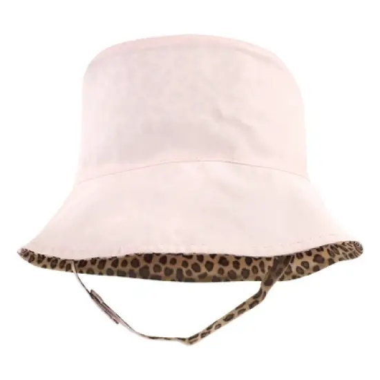 Hudson Baby Infant Girl Sun Protection Hat, Mint Floral Leopard image {6}