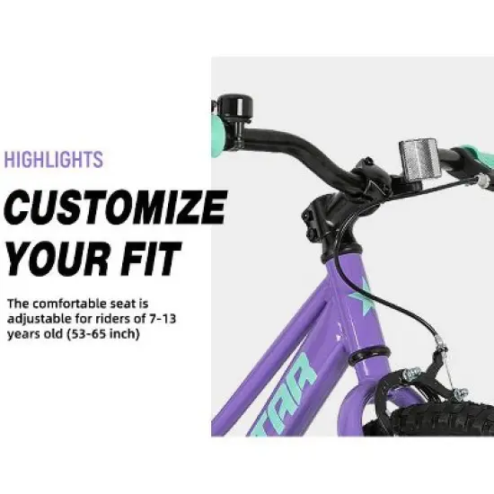 JOYSTAR NEO Kids Bike, 20 Inch Children's Mountain Bicycle for Boys Girls image {6}