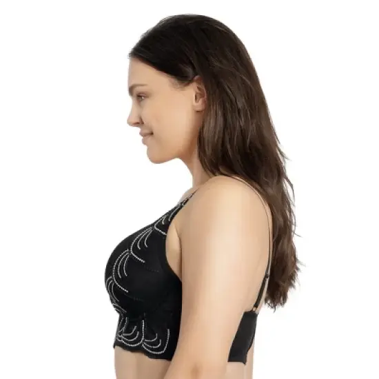 PARFAIT Women's Pearl Longline Plunge Bra image {2}