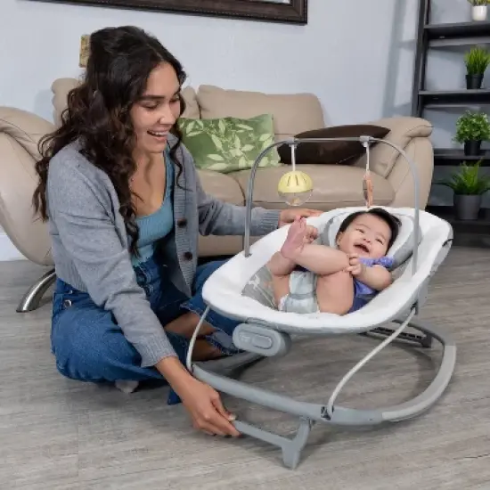 Smart Steps by Baby Trend My First Rocker Baby Bouncer - Diamond image {10}