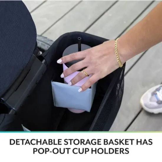 Evenflo Pivot Xplore Dreamz Stroller Wagon with Infant Car Seat Adapter image {6}