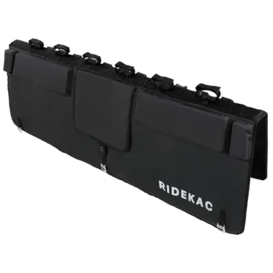 KAC Mid-Size and Compact Truck 54-Inch Tailgate Pad for 5 Mountain Road or Gravel Bikes with 2 Storage Pockets for Tools and Gears image {1}