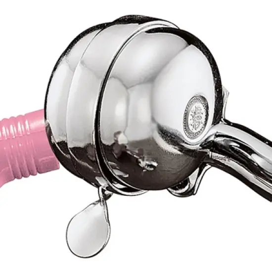 Radio Flyer 33PZ 12 Inch Spoked Front Wheel Kids Classic Style Steel Framed Dual Deck Tricycle with Handlebar Bell and Streamers, Pink image {4}