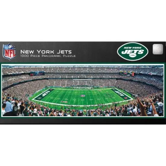 NFL New York Jets 1000pc Pano Puzzle Game image {3}