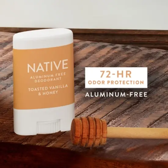 Native Limited Edition Fall Getaway Mini Antiperspirant & Deodorant - Toasted Vanilla & Honey - 0.35oz image {1}