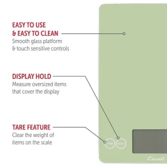 Escali Arti Classic Glass Digital Scale image {5}