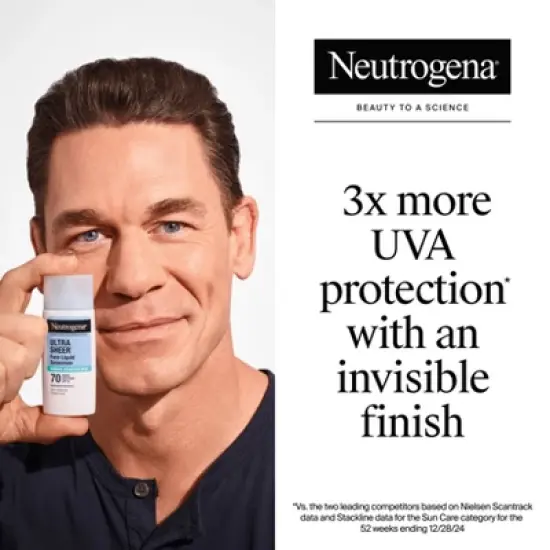 Neutrogena Ultra Sheer Mineral Face Liquid Sunscreen - SPF 70 - 1.4 fl oz image {1}