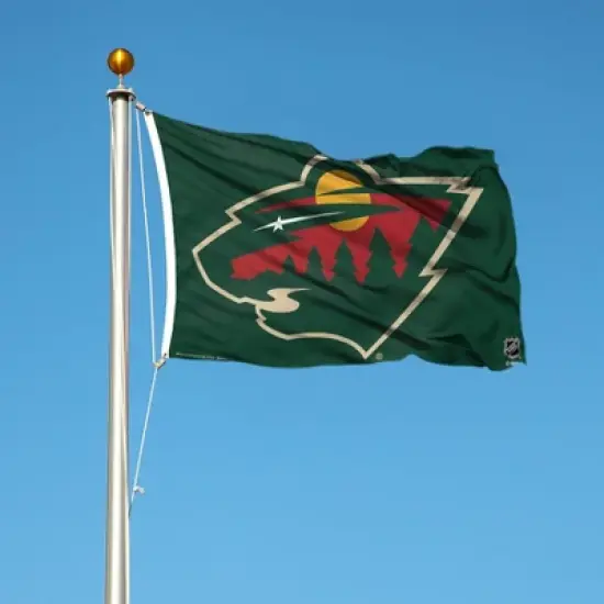 3' x 5' NHL Minnesota Wild Deluxe Flag image {2}