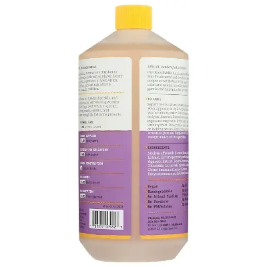 Alaffia Baby & Kids Lemon Lavender Bubble Bath - 32 fl oz image {1}