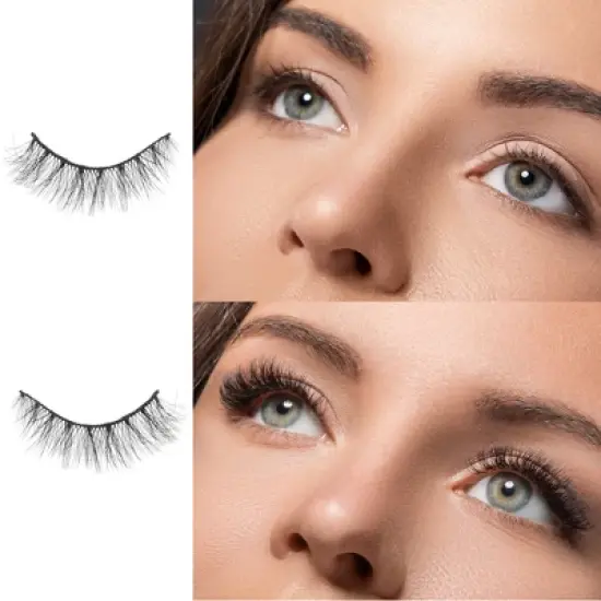 Unique Bargains 5D False Eyelashes Black 7 Pairs image {1}